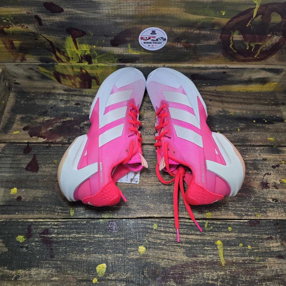 adidas adizero Ubersonic 5 Women's Tennis Shoes IH9936 Hot Pink White SIZE 8 New - Picture 4 of 8
